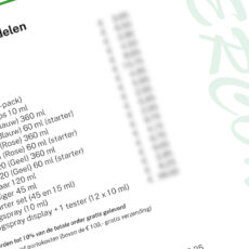prijslijst